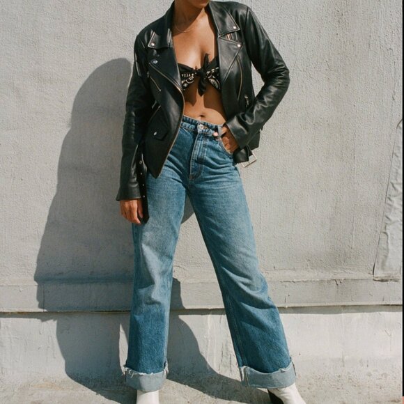 VEDA jayne smooth jacket black, size medium - Picture 4 of 10